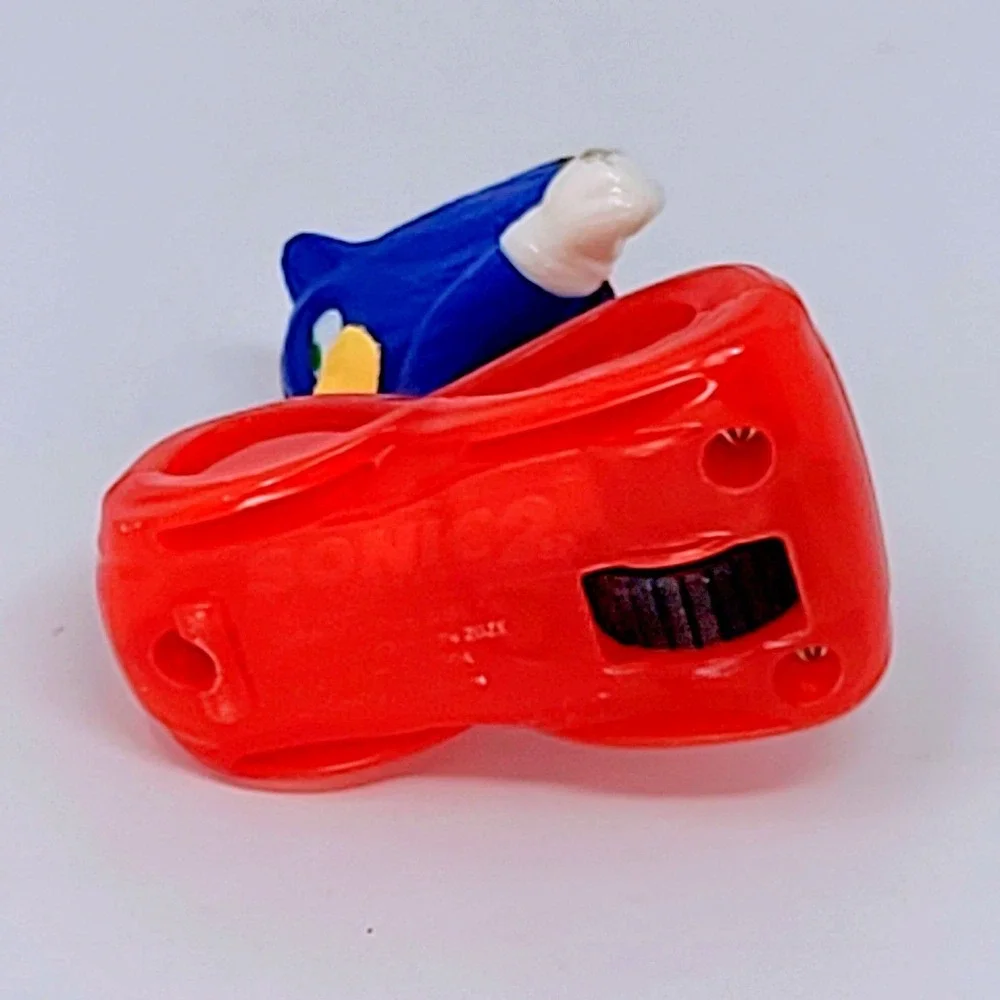 Sonic the Hedgehog McDonald's Happy Meal Pull Back Toy WORKING Cake Topper SEGA